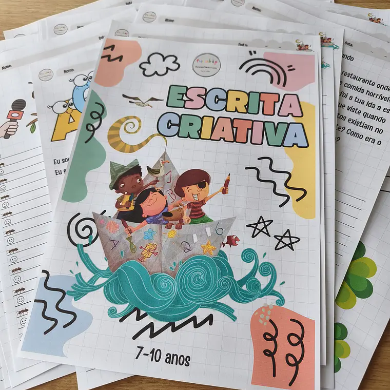 Pack Escrita Criativa: Cadernos e Tipos de Texto – PDF 6