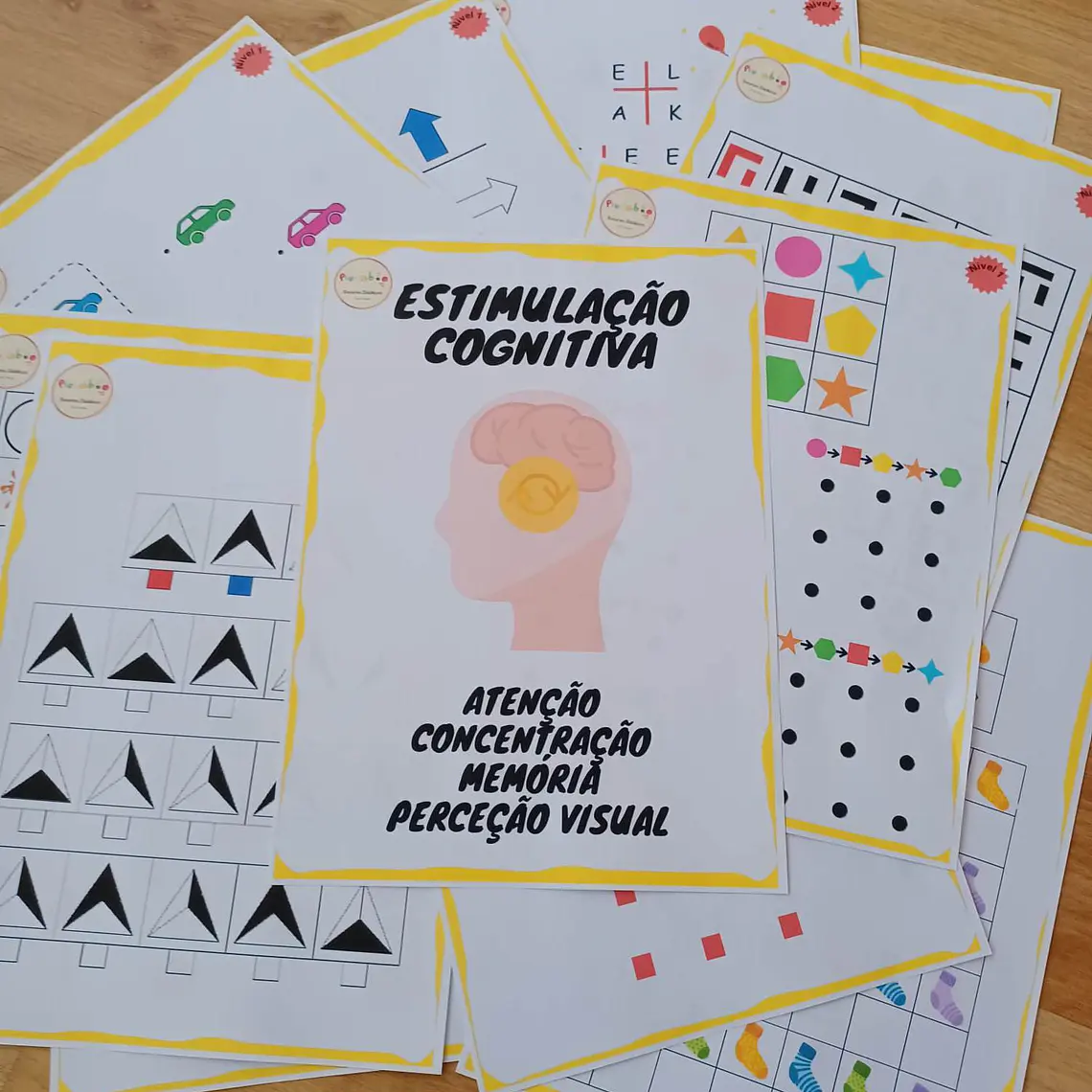 Pack Estimulação Cognitiva 4–7 Anos – PDF 1