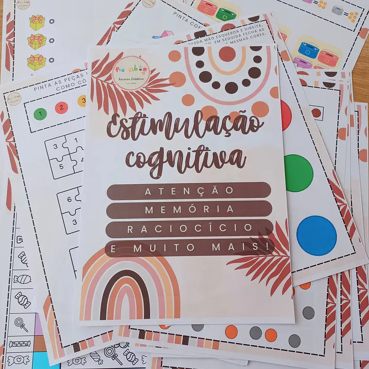 Pack Estimulação Cognitiva 4–7 Anos – PDF 3