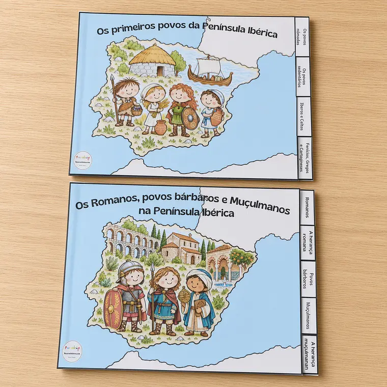 Atividade 833- Flipbook 'Os primeiros povos da Península Ibérica' 1