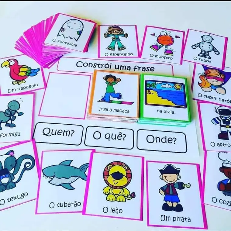 Pack Construir Frases: Quem? O Quê? Onde? – PDF 1
