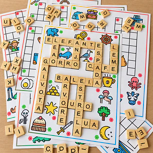 Atividade 083 - Palavras Cruzadas Scrabble - PDF
