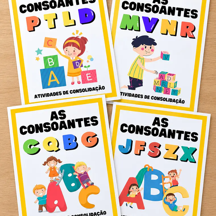 Pack Consoantes – Atividades de Consolidação – PDF 1