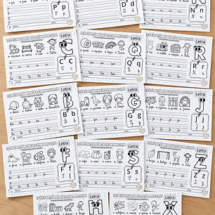 Pack Consoantes Letra a Letra – PDF