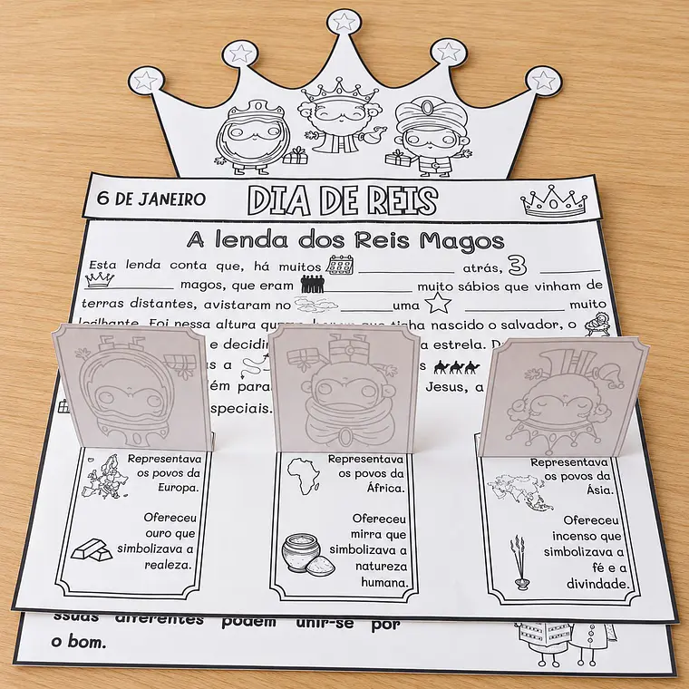 Atividade 717- Flipbook Dia de Reis - PDF 2