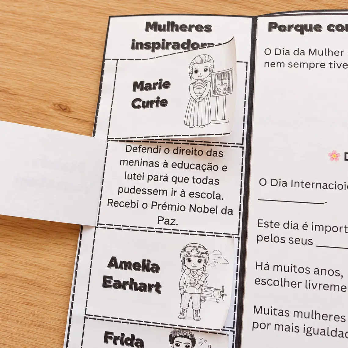 Atividade 750- Flipbook Dia da Mulher - PDF 3