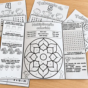 Atividade 733- Flipbook das tabuadas de 2, 3, 4, 5 e 10 - PDF