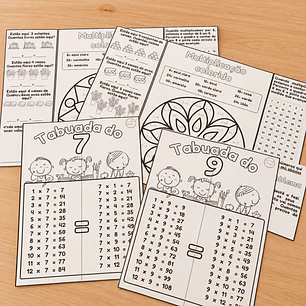 Atividade 732- Flipbook das tabuadas de 6, 7, 8 e 9 - PDF