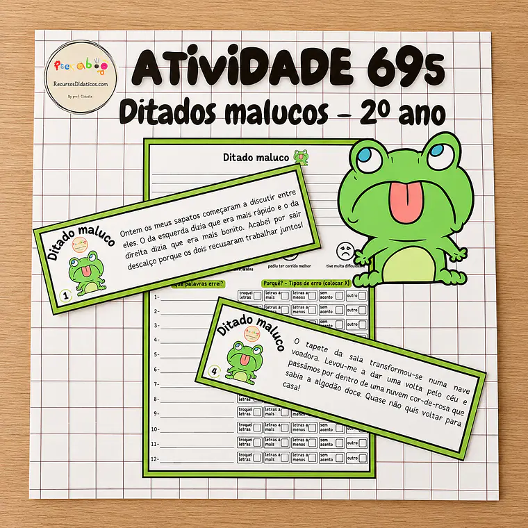 Atividade 695 - Ditados malucos- 2º ano - PDF 1