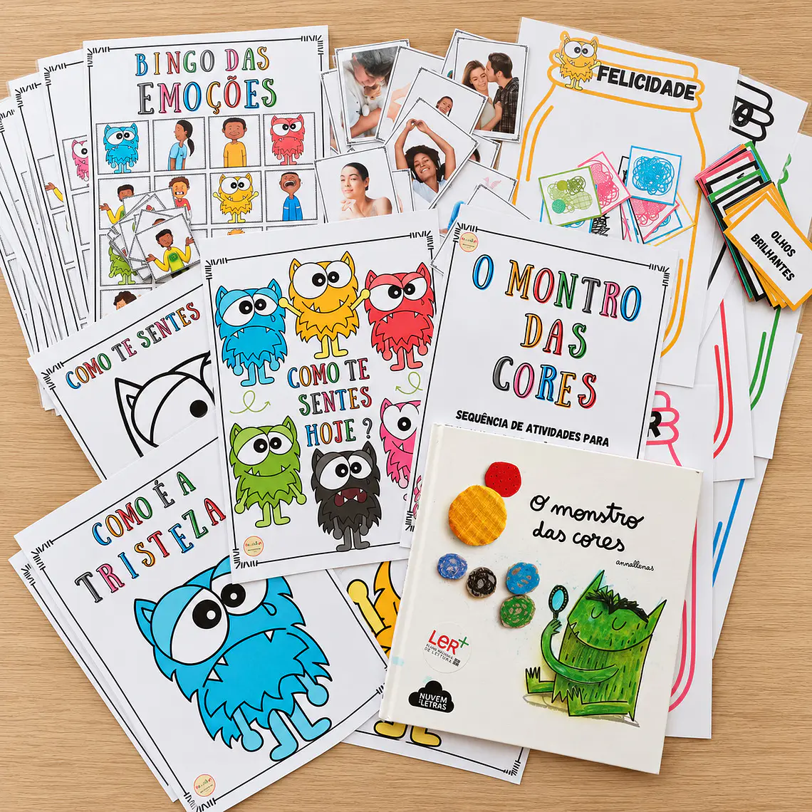 Atividade 272 - Sequência de atividades - O monstro das cores | Emoções- PDF 1
