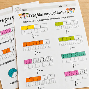 Atividade 781 - Frações equivalentes e operações - PDF
