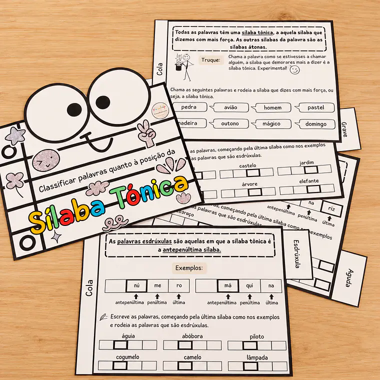 Atividade 684- Flipbooks e jogos- Divisão silábica, sílaba tónica e translineação- PDF 2