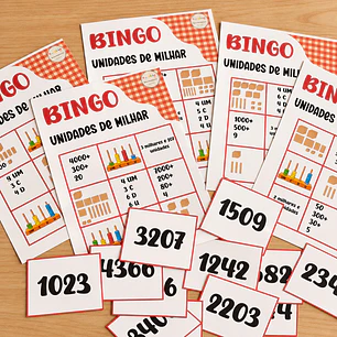 Atividade 841- Bingo das Unidades de Milhar- PDF