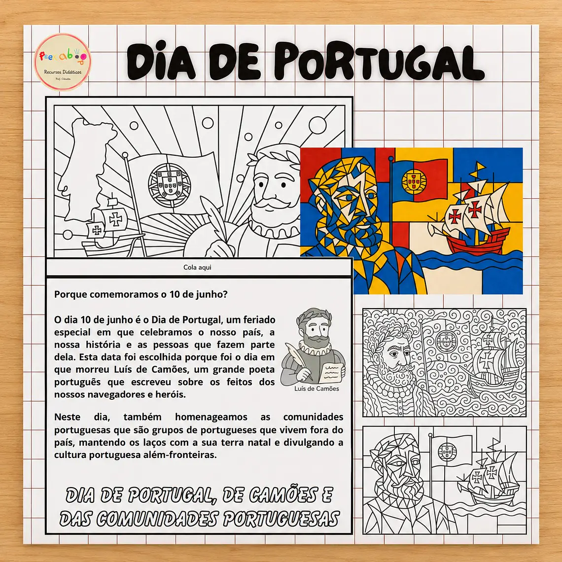 ATIVIDADE 647- Dia de Portugal 1