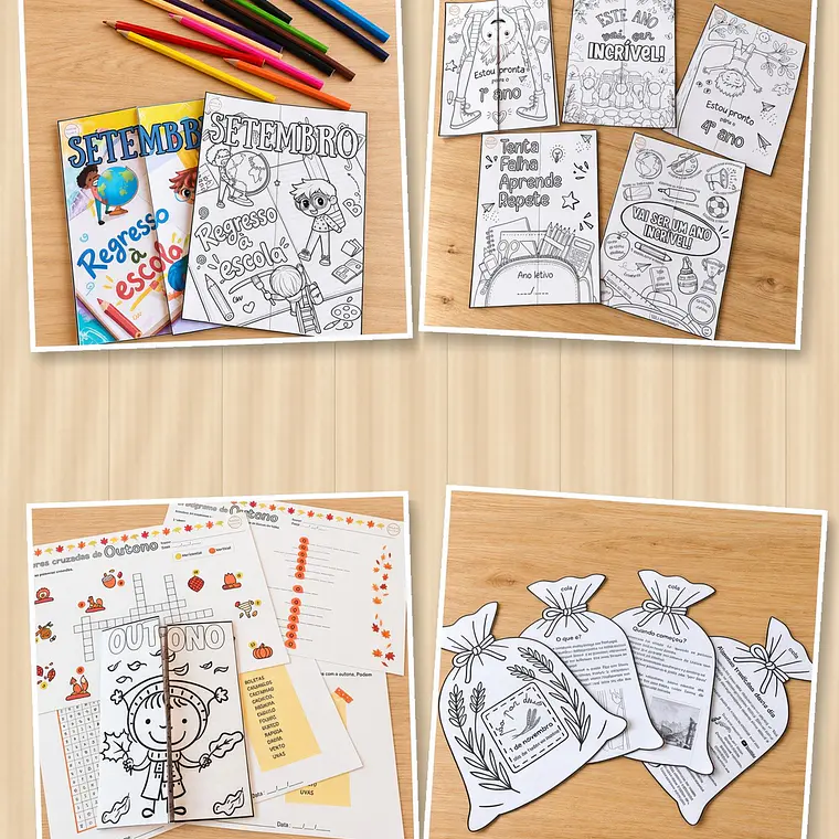 Pack Flipbooks 1.º Período – PDF 1