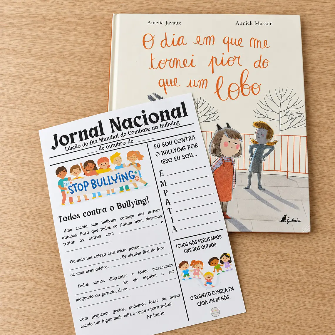 Atividade 846 - Jornal Nacional - Dia Mundial de combate ao Bullying - PDF 1