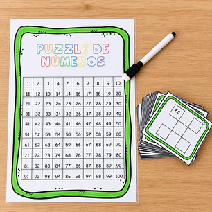 Atividade 140 - Puzzle de números - PDF