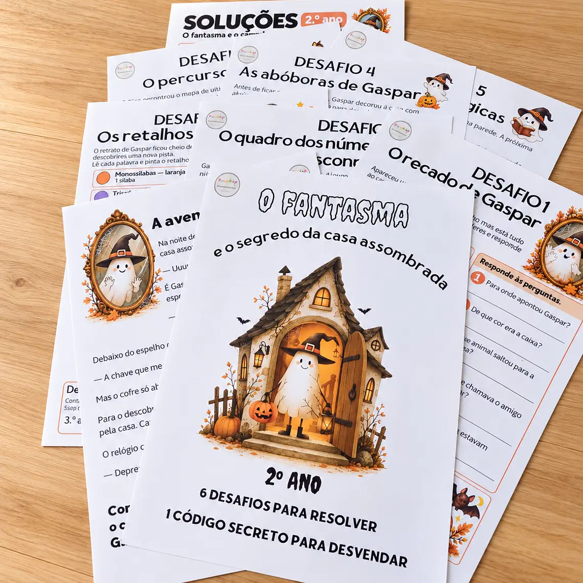 Atividade 849 - Escape Room - Desafios de Halloween - 2º ano - PDF 1
