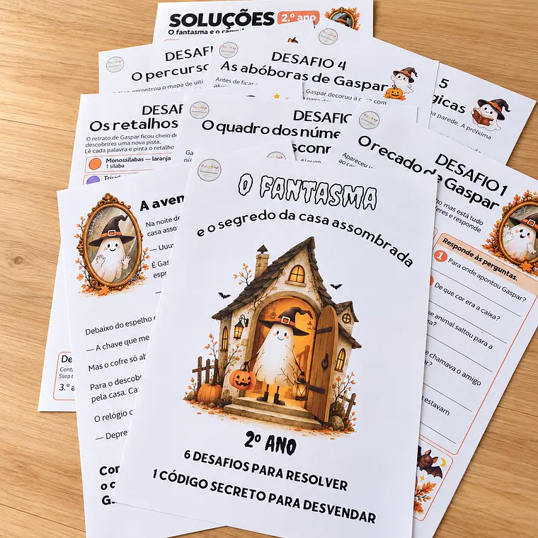 Atividade 849 - Escape Room - Desafios de Halloween - 2º ano - PDF 1