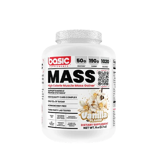 Mass Gainer Basic 6lb - Sabor Vainilla