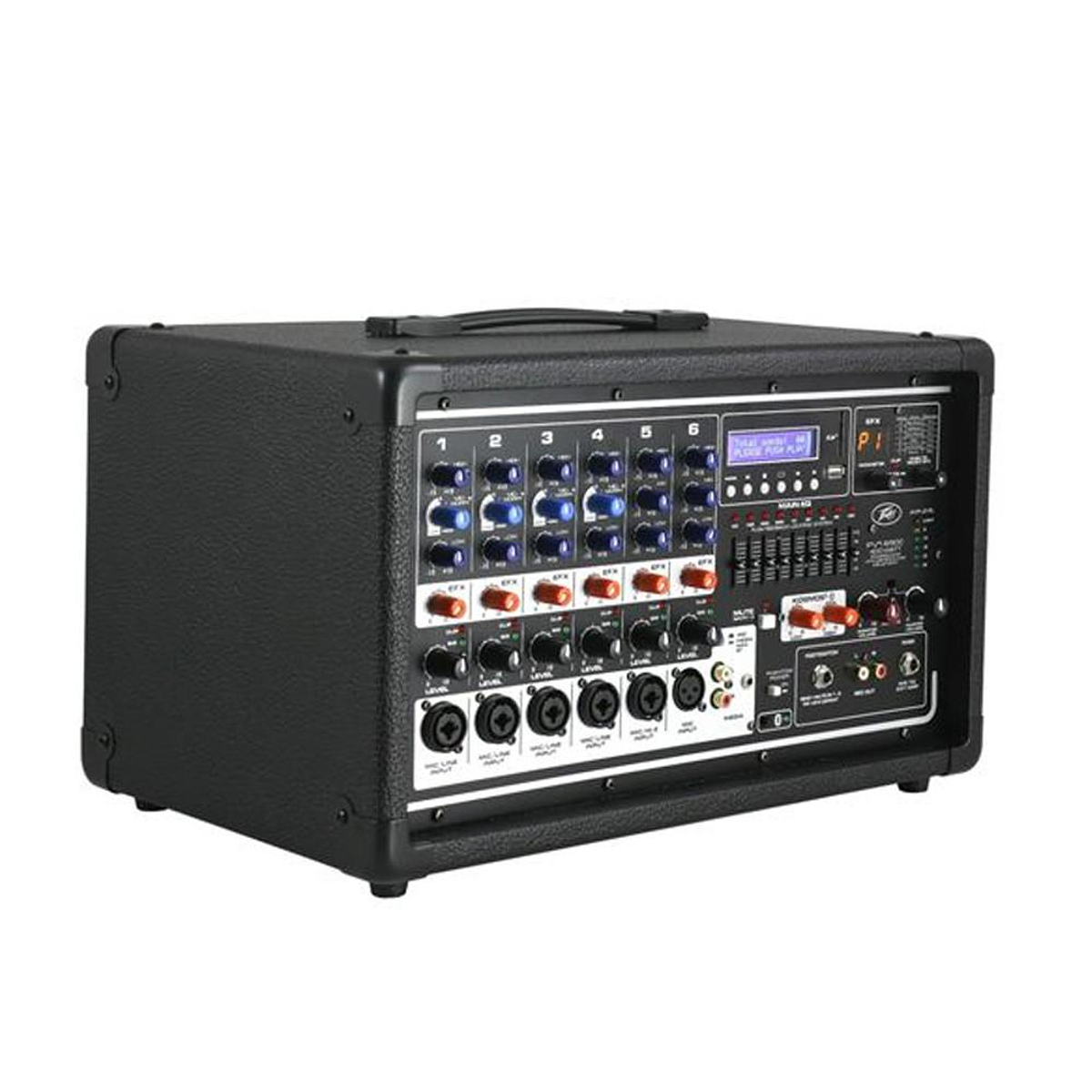 CABEZAL POTENCIADO PEAVEY PV 6500 MP3/BT
