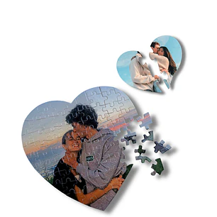 PUZZLE CORAÇÃO + ÍMAN