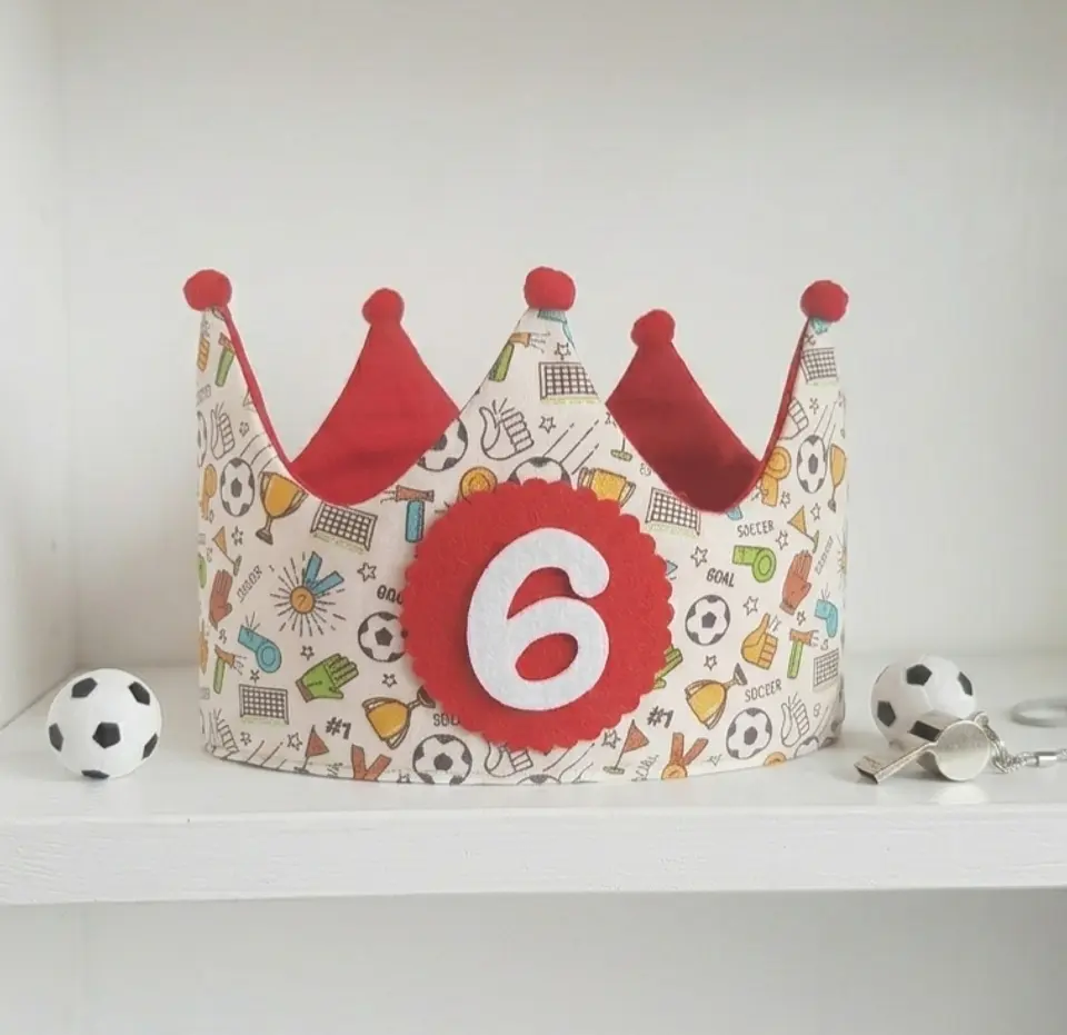 Corona de cumpleaños Fútbol  1