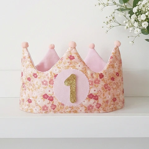 Corona de cumpleaños Flores pastel