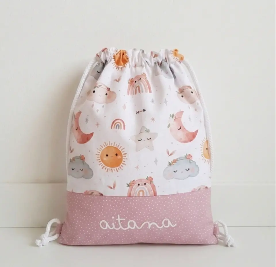 Bolsa muda merienda Arcoiris  1