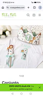  Conjunto corona de cumpleaños y camiseta Animales de la selva - Miniatura 1