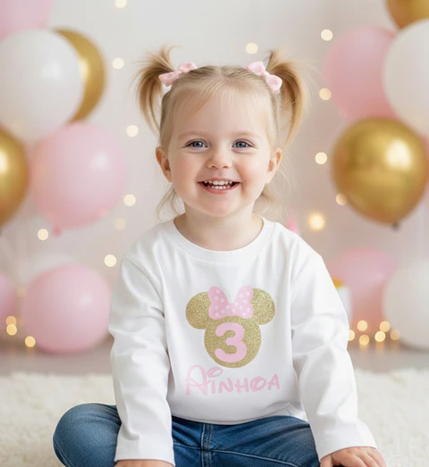 Camiseta cumpeaños Minnie