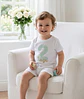 Camiseta cumpeaños Muselina con dorado, varios colores - Miniatura 1