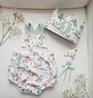  Conjunto corona cumpleaños y peto Animales de la selva  - Miniatura 1