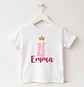 Camiseta cumpleaños rosa - Miniatura 2