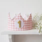  Conjunto cumpleaños Vichy rosa - Miniatura 2