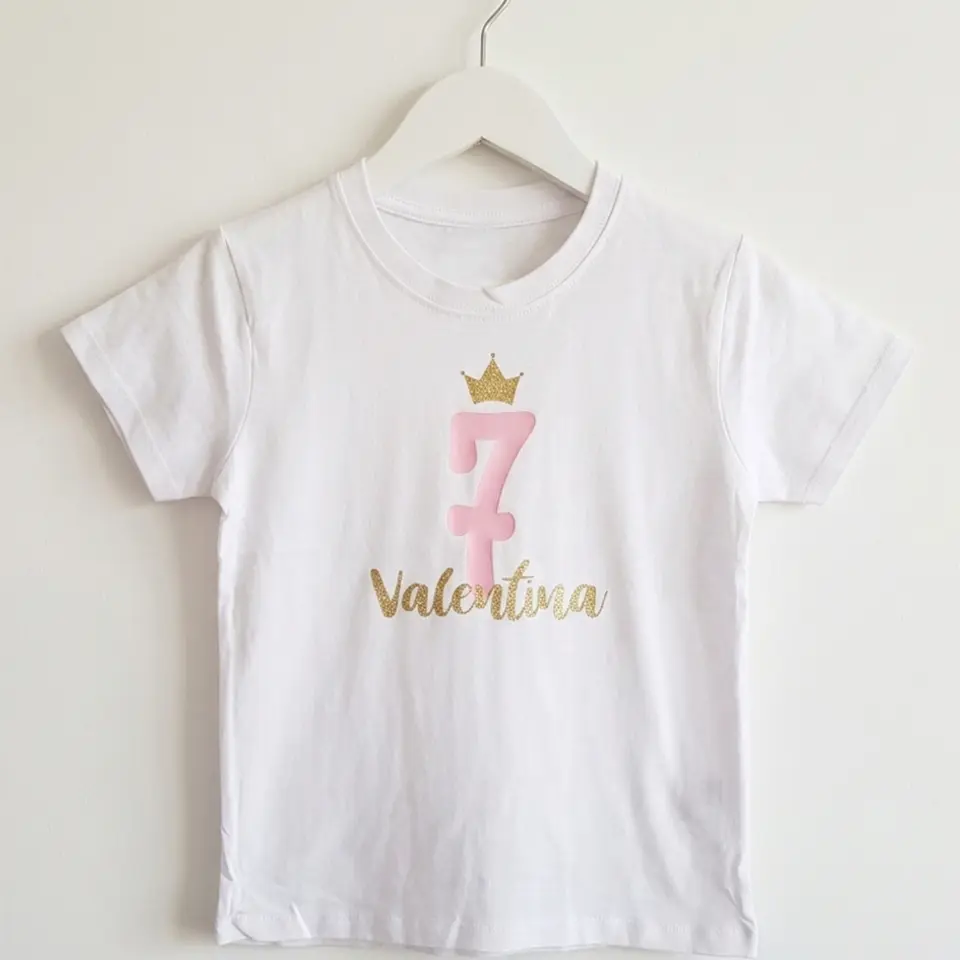 Camiseta cumpleaños rosa 2