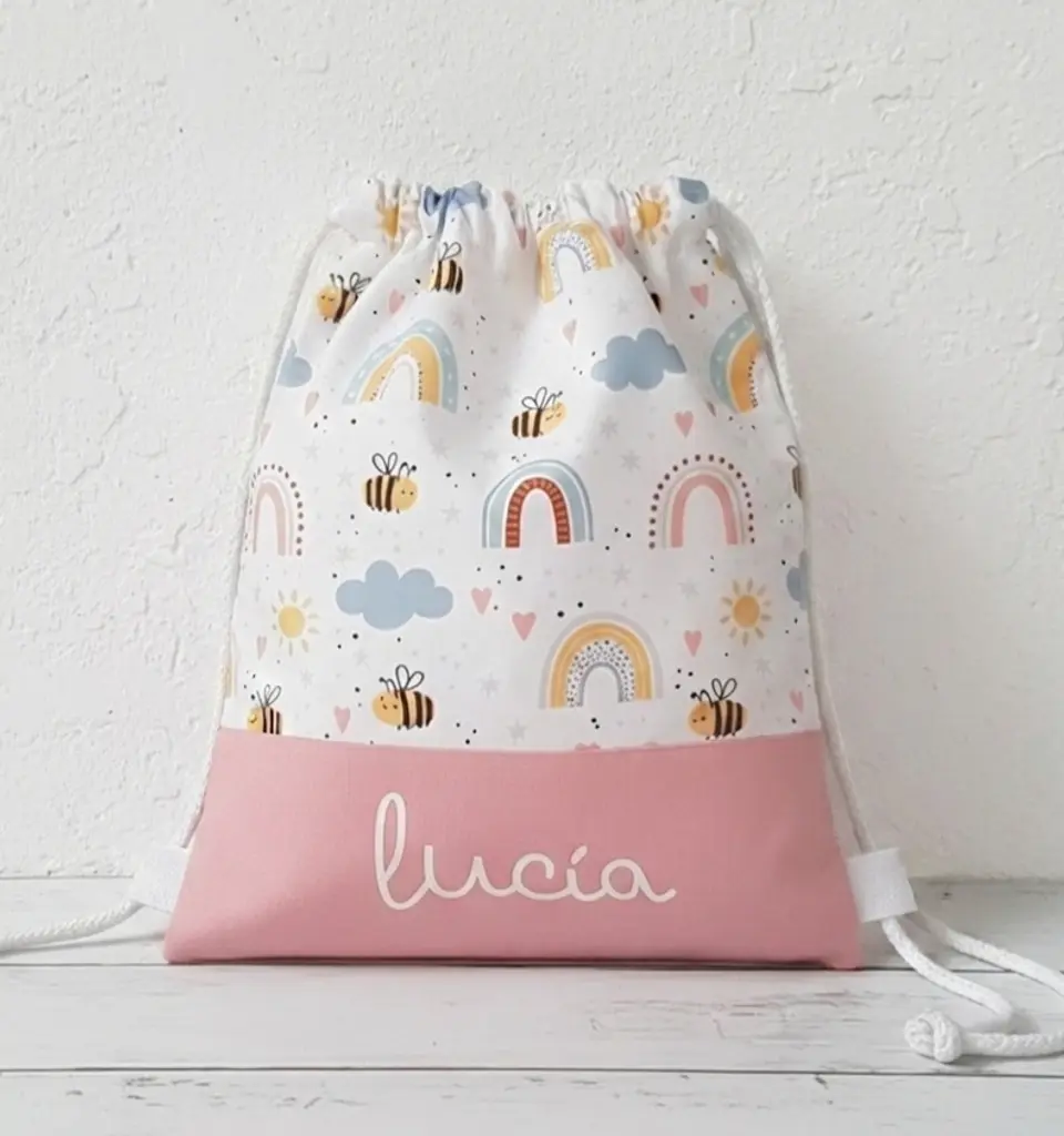 Mochila saco Arcoiris 1