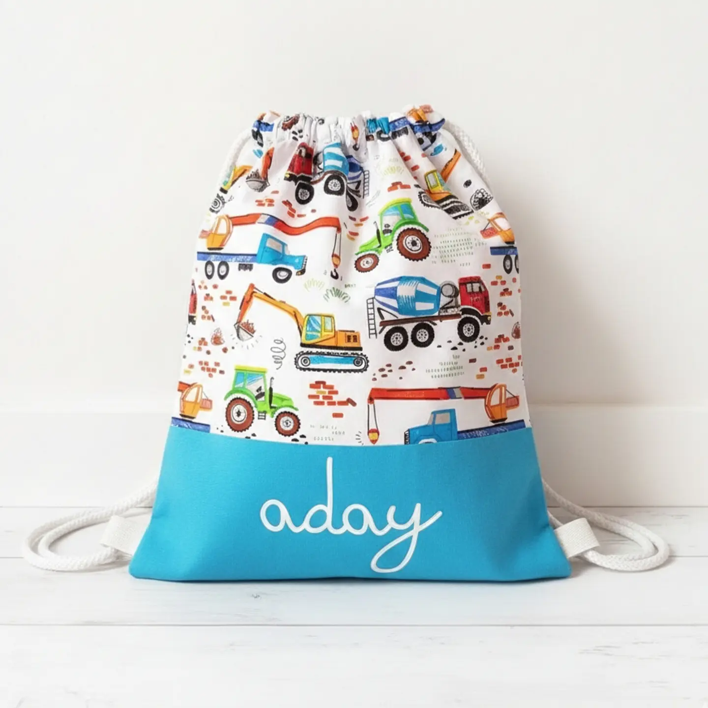Mochila saco Coches de construcción  1