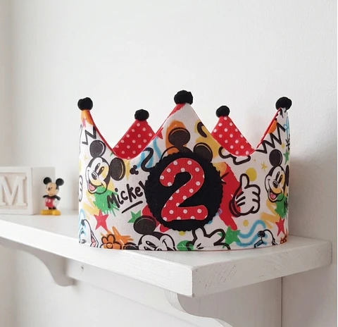 Corona de cumpleaños Mickey 