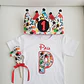  Conjunto corona de cumpleaños y camiseta Mickey - Miniatura 1