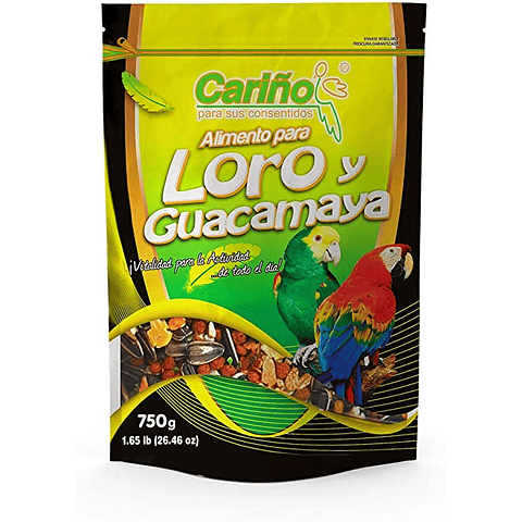 Alimento Completo Loros y Guacamayas 750 gr