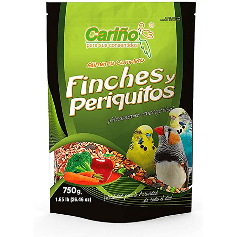  Alimento Completo Periquitos y Finches 750 gr