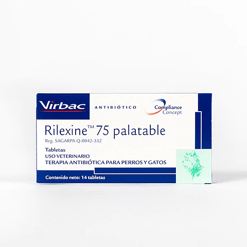 Rilexine 75 palatable 14 Tabletas 