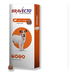 Bravecto Small 250 Mg (4,5-10 Kg) 1 Comp