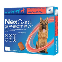 NexxGard Spectra Perro "XL" 1 masticable 30-60 Kg