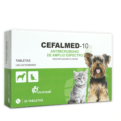 Cefalmed-10  30 tabletas