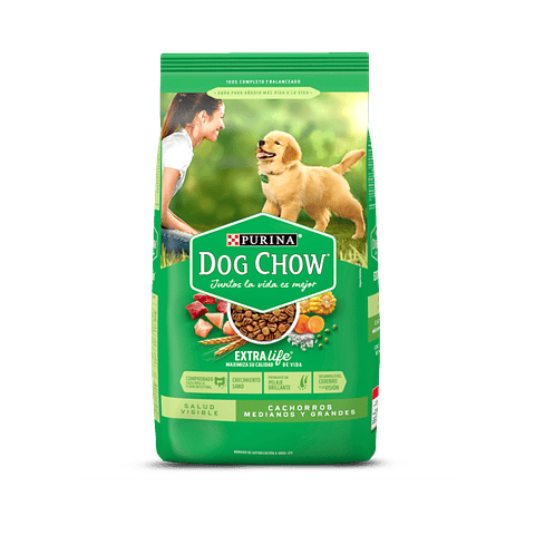 Dog Chow Cachorro Razas Medianas y Grandes 20 Kg 