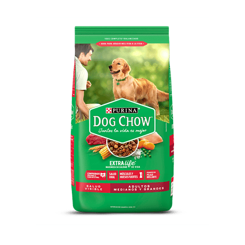 Dog Chow Adulto Razas Medianas y Grandes 25 Kg