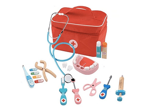 Juguete Bolso Doctor Y Dentista Madera Didactico