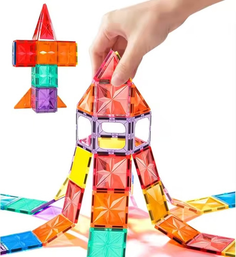 Imanes Juego Bloques Magnéticos Onshine - 100 Piezas
